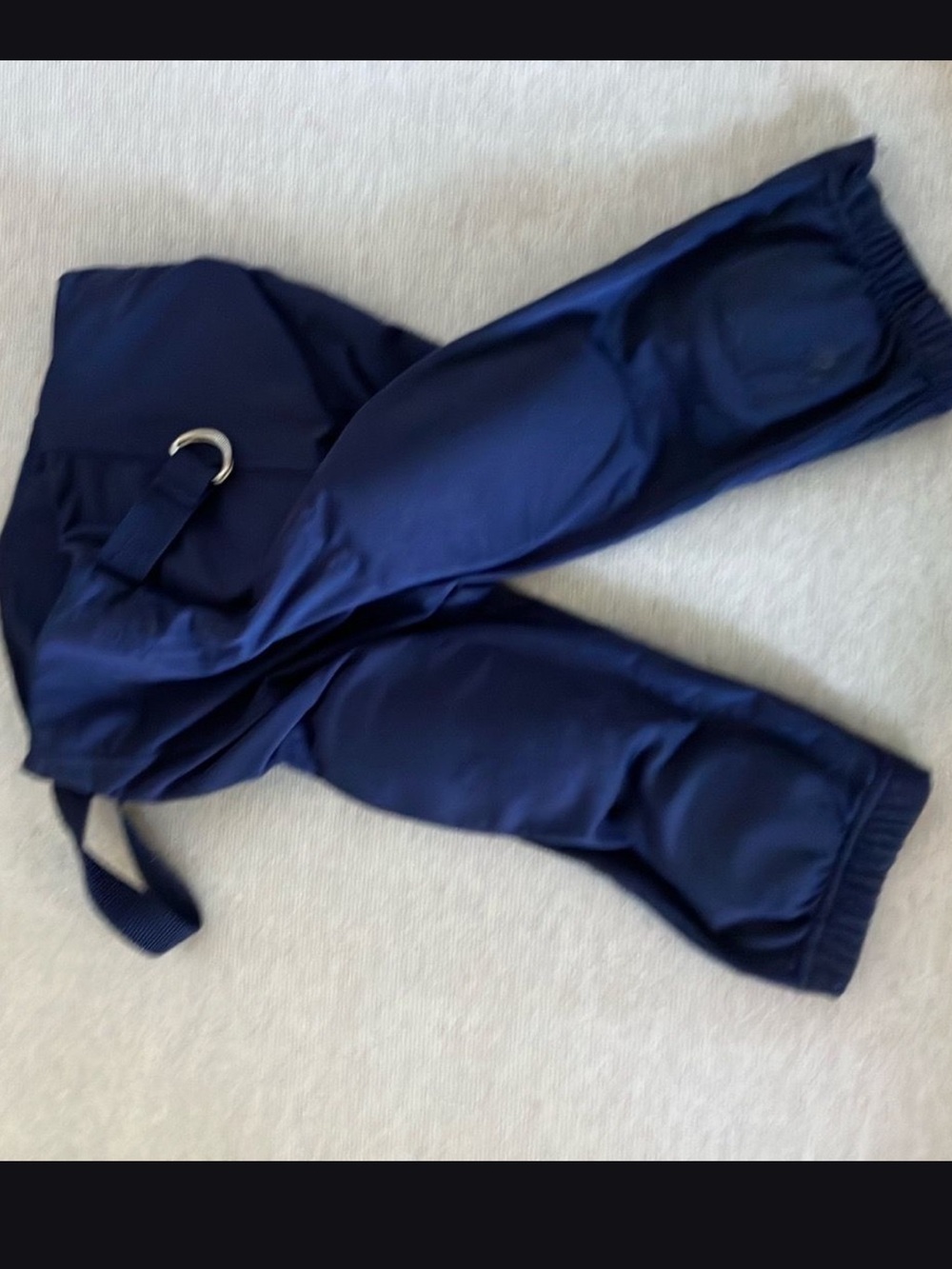 Navy Utility Belted Jogger Pants